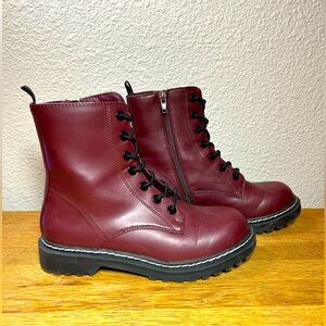 Leather boots